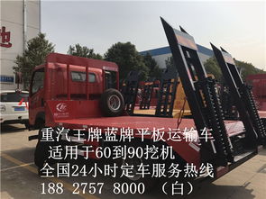 藍牌平板運輸車哪家強？重汽王牌廠家直供，現車優惠不容錯過！